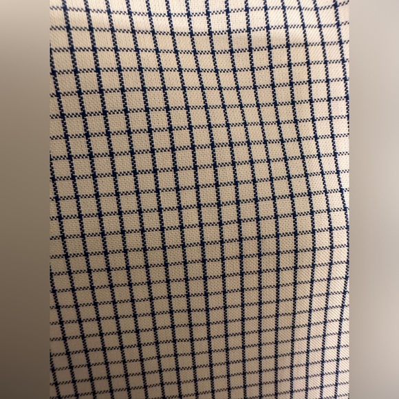 Men’s Brooks Brothers 346 White with Blur Checks Size 14 1/2 - 2/3 - Picture 3 of 3